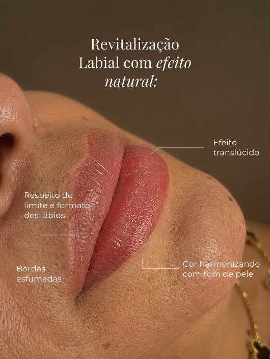 Micropigmentação Labial realizada por Raynã Luzie