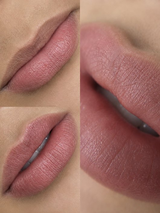 Estudo de cor labial, trabalho realizado por Raynã Luzie